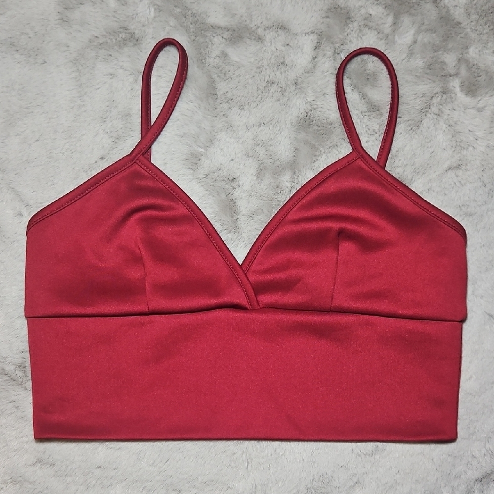 Boohoo Deep Red (Wine) Bralette